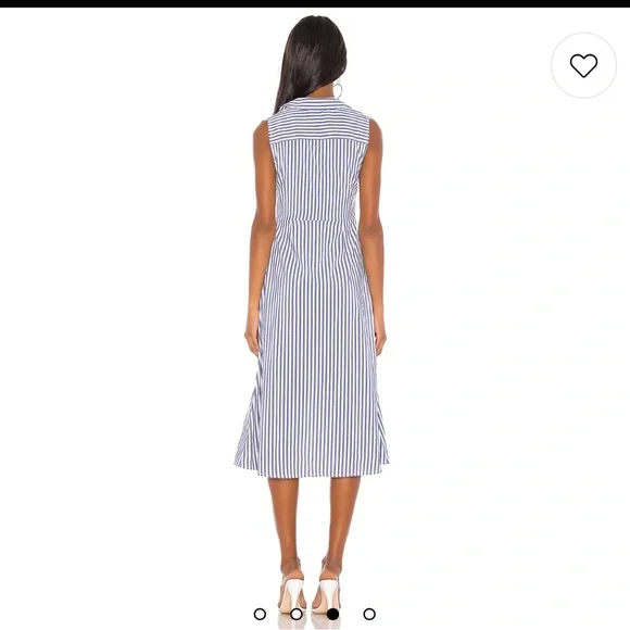 COPY - Blue and white striped dress with belly cut out. Playful and chic.NWT 💙🤍 - Picture 3 of 7